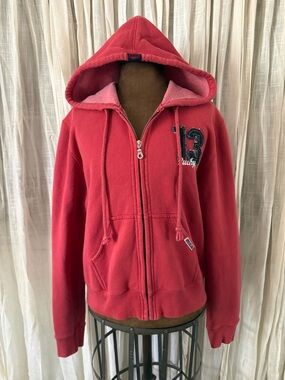 Lucky Brand Red Hooded Knit-Wear